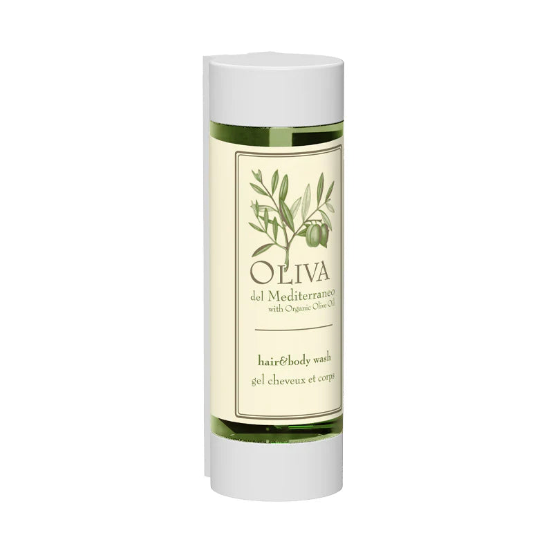 Distributeur rechargeable Gel douche & Shampooing 320 ml - Olive de la Méditerranée - Ligne de courtoisie