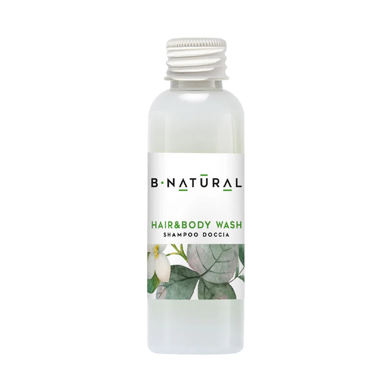 Gel Douche & Shampooing 50 ml - B NATURAL - Gamme de produits d'accueil