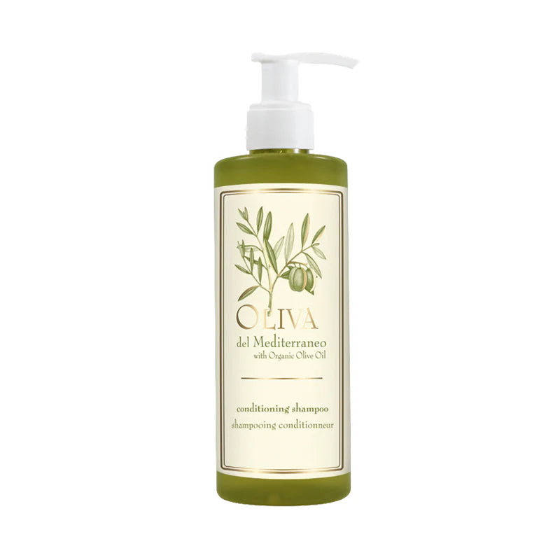 Distributeur rechargeable Shampooing et Revitalisant 300 ml - Olive de la Méditerranée - Ligne de Courtoisie