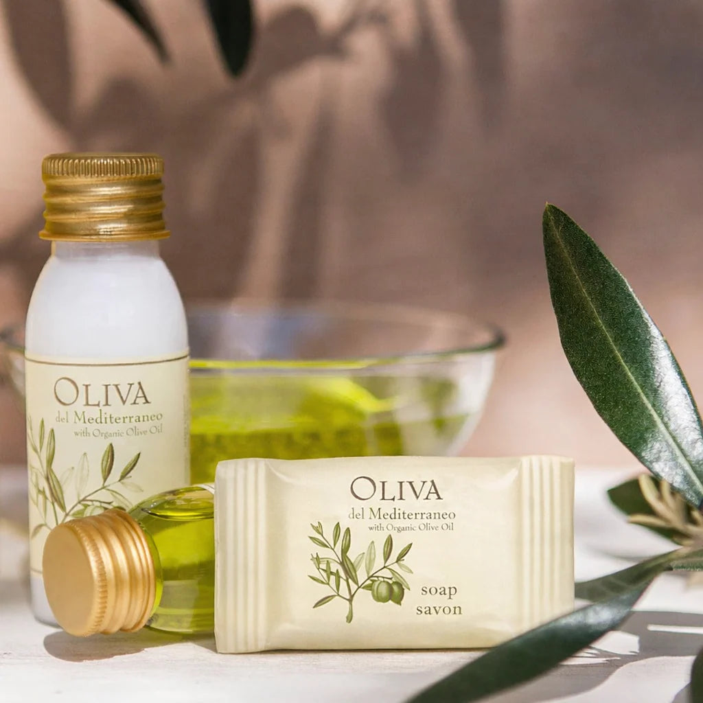 Savon en flow-pack 15 g - Olive de la Méditerranée - Ligne de courtoisie