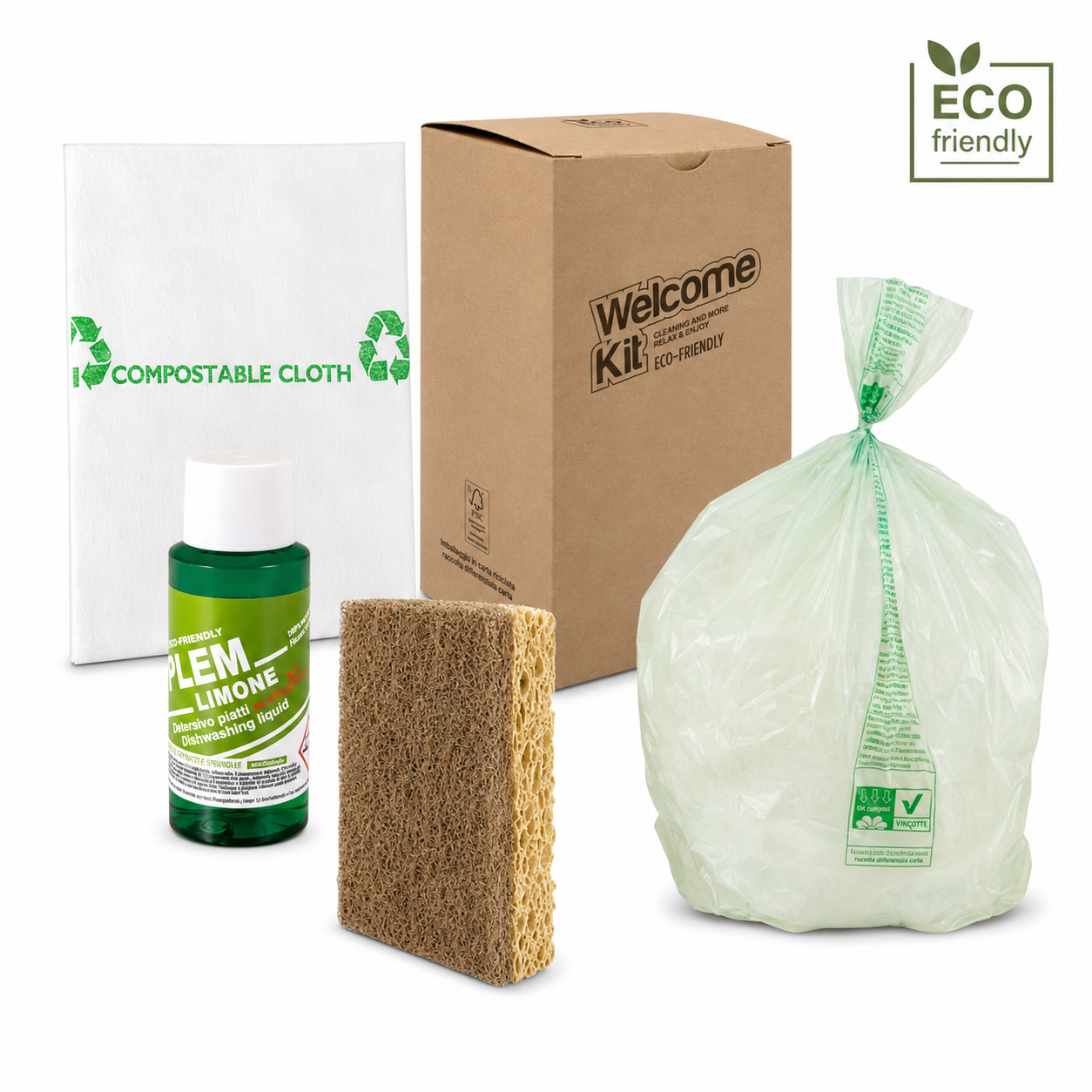 Kit Benvenuto Pulizia eco-friendly - B&B, Case Vacanza e Camping