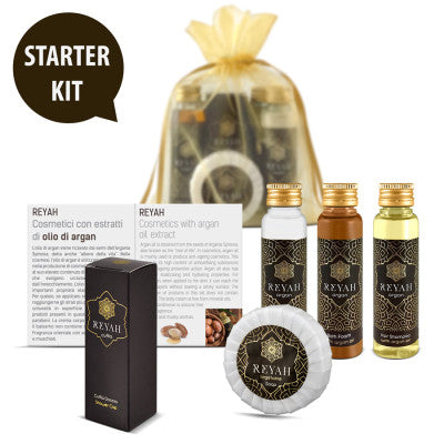 Kit Benvenuto Linea Reyah 35ml in sacchetto organza