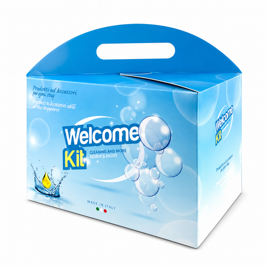 Kit Benvenuto Pulizia All-Inclusive per B&B, Case Vacanza e Camping