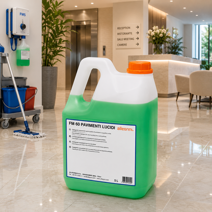 Concentrato Professionale per Pavimenti Lucidi e Superfici Brillanti FM5 5 Kg