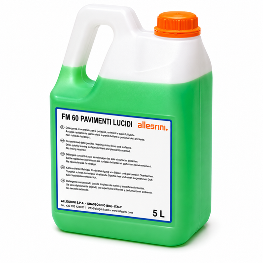 Concentrato Professionale per Pavimenti Lucidi e Superfici Brillanti FM5 5 Kg