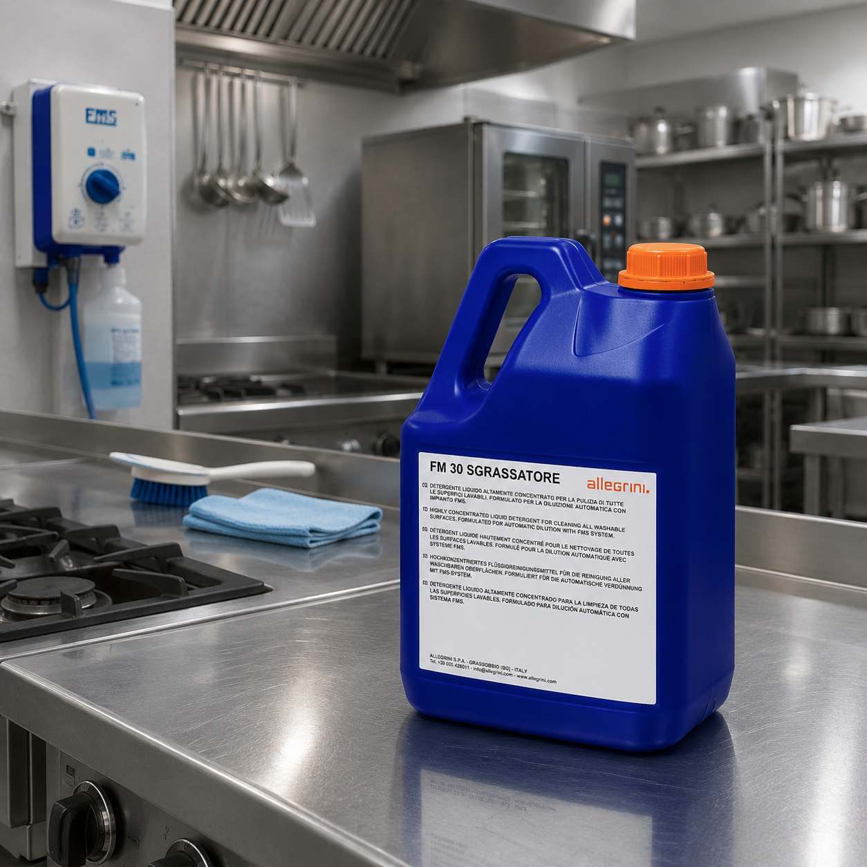 Detergente Professionale Sgrassatore Concentrato per Sistema FM5 5 Kg