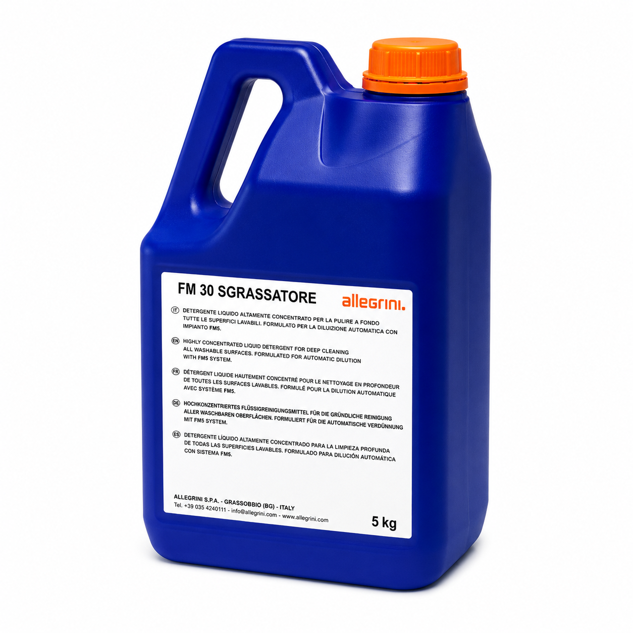 Detergente Professionale Sgrassatore Concentrato per Sistema FM5 5 Kg