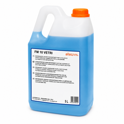 Detergente Professionale Concentrato per Vetri e Specchi 5L