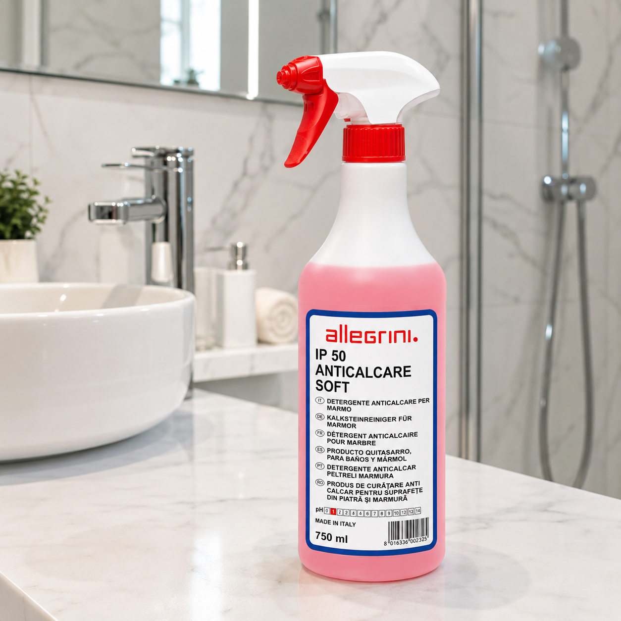 Anticalcare Soft Professionale Delicato Non Acido Pronto all’Uso 750 ml