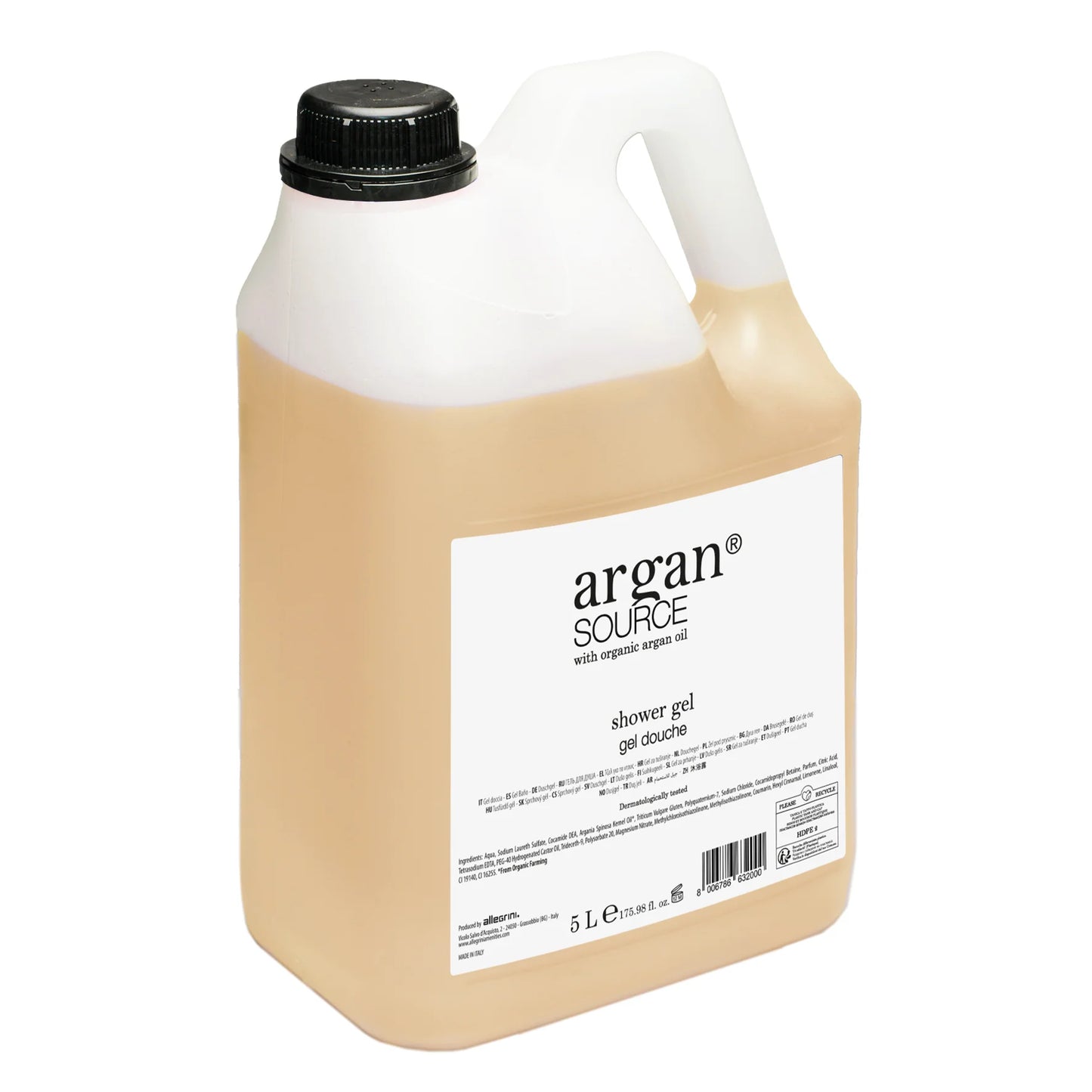 Gel Doccia ricarica 5 LT - Argan Source - Linea Cortesia