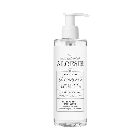 Distributeur rechargeable Gel Douche & Shampooing, 300 ml - Aloesir - Ligne Courtoisie