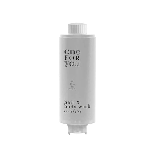 Distributeur rechargeable Gel douche & Shampooing 320 ml - One for You - Gamme Hôtellerie