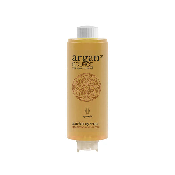 Distributeur rechargeable Gel douche et Shampooing 320 ml - Argan Source