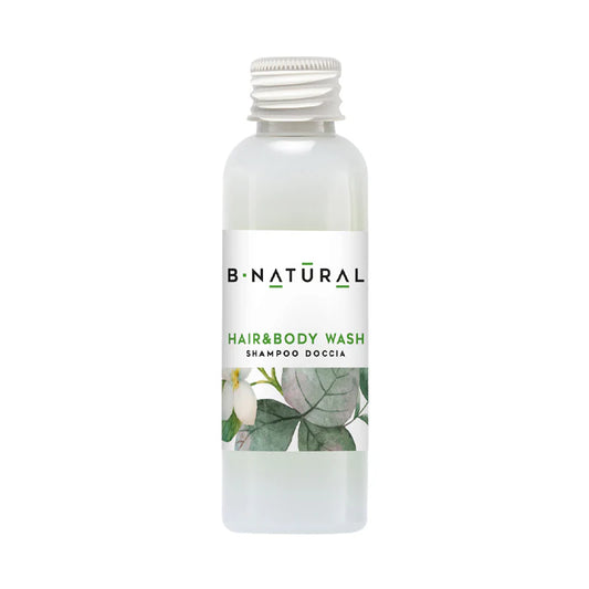 Gel Douche & Shampooing 50 ml - B NATURAL - Gamme de produits d'accueil
