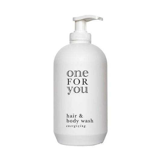 Distributeur à usage unique Gel douche & Shampooing 480 ml - One For You - Ligne produits d'accueil