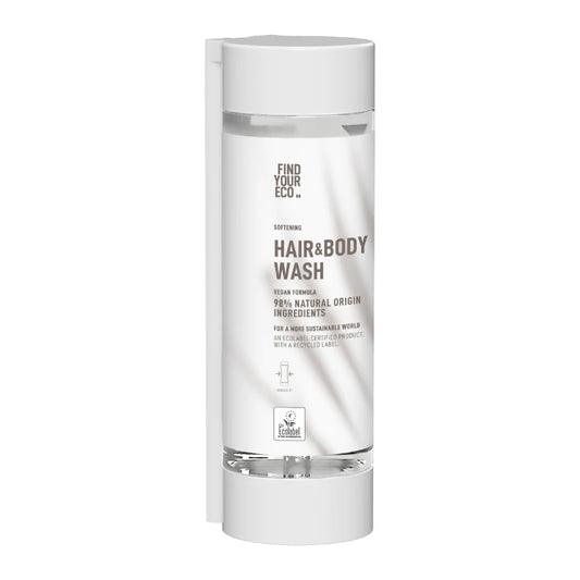 Distributeur rechargeable Gel Douche et Shampoing 320 ml - Find your eco - Ligne Courtoisie