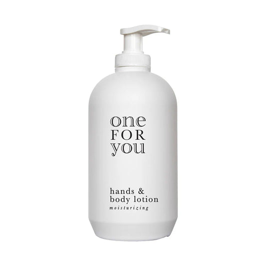 Distributeur jetable Crème Mains & Corps 480 ml - One For You - Ligne Courtoisie