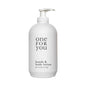 Distributeur jetable Crème Mains & Corps 480 ml - One For You - Ligne Courtoisie