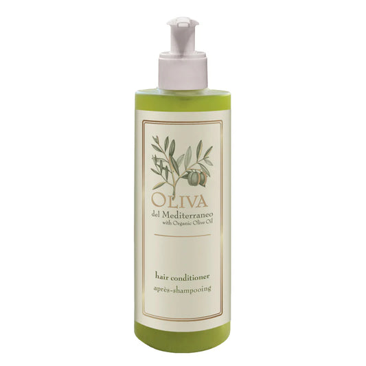 Distributeur rechargeable après-shampoing cheveux Real 400 ml - Olive de la Méditerranée - Ligne de Courtoisie