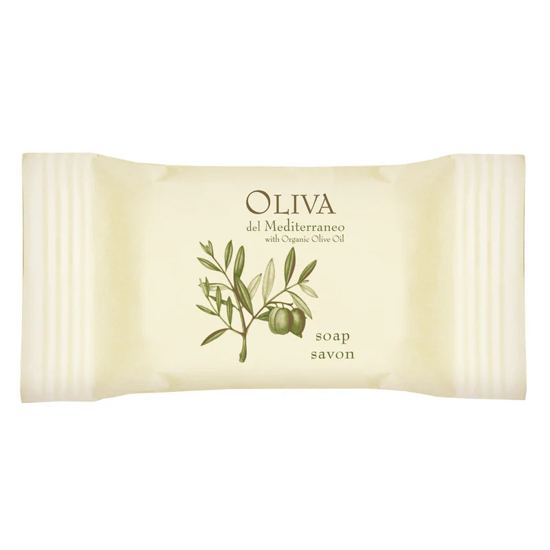 Savon en flow-pack 15 g - Olive de la Méditerranée - Ligne de courtoisie