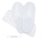 Chaussons Express en TNT blanc fermé