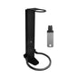 Supporto da muro per Dispenser  in acciaio inox nero per dispenser da 300 ml (Tamper-Proof)