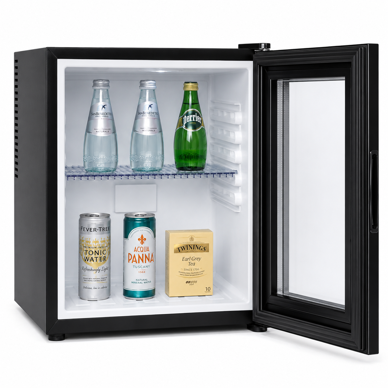Minibar 28L Nero con Porta Vetro