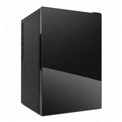 Minibar 40L Nero con Porta a Specchio