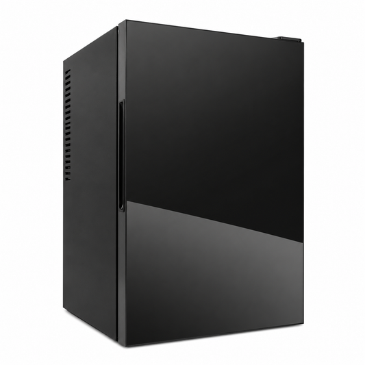 Minibar 40L Nero con Porta a Specchio