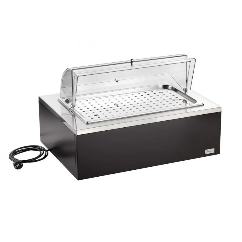 Vassoio Per Brioches Riscaldato Con Resistenza Elettrica, Wengé, buffet Classic - By Pintinox
