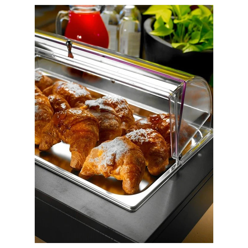 Vassoio Per Brioches Riscaldato Con Resistenza Elettrica, Wengé, buffet Classic - By Pintinox