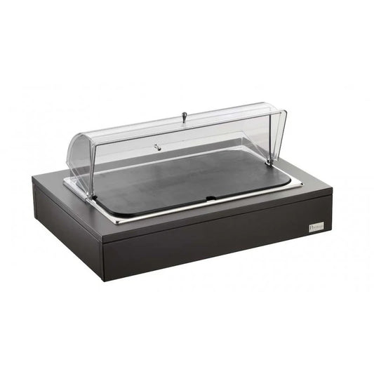 Plateau à Fromage avec Planche à Découper en Polyéthylène Haute Résistance, Wengé, buffet Classic - Par Pintinox