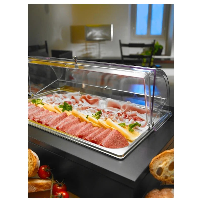 Vassoio Per Affettati Refrigerato, Wengé, buffet Classic - By Pintinox
