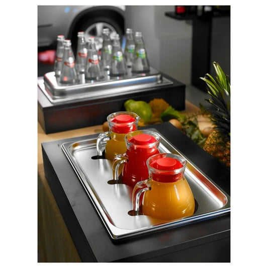 Porte-brocs à double paroi réfrigéré, Wengé, buffet Classic - By Pintinox
