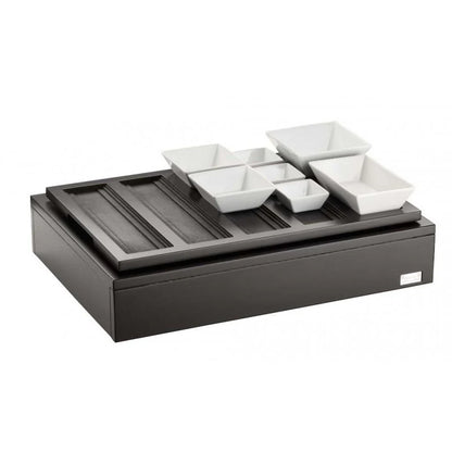 Vassoio Porta Porcellane, Wengé, buffet Classic -  By Pintinox