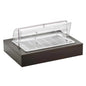 Vassoio Forato Porta Burro E Marmellata Refrigerato, Wengé, buffet Classic - By Pintinox