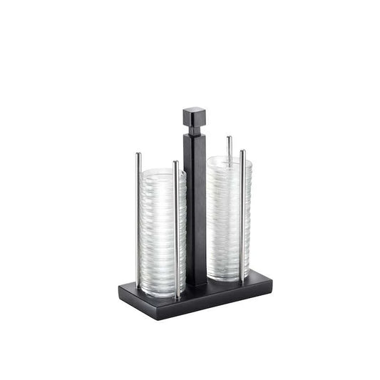 Portaciotole Con 36 Ciotole, Wengé, buffet Classic - By Pintinox