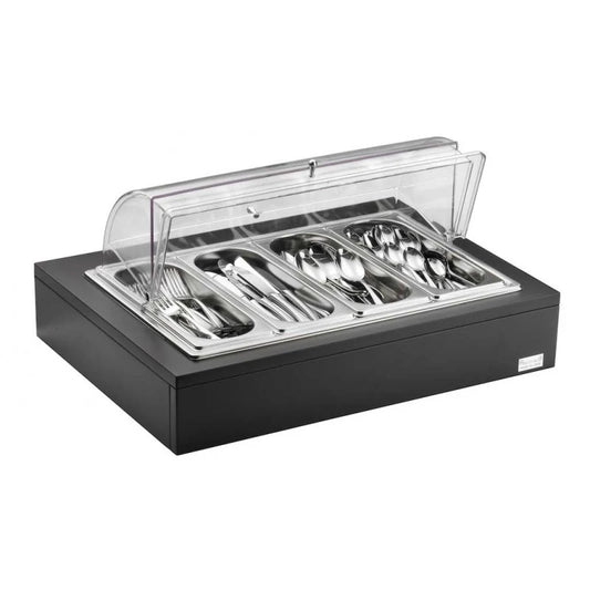 Range-couverts, Wengé, buffet Classic - By Pintinox