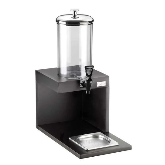 Distributeur de jus et de boissons avec colonne réfrigérante et robinet Tomlinson 4,5 litres, Wengé, buffet Classic - By Pintinox