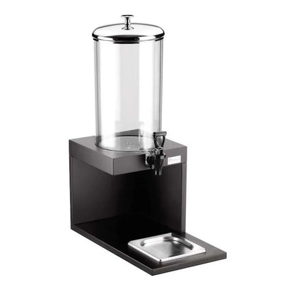 Distributeur de jus et boissons avec colonne réfrigérante et robinet Tomlinson 9,5 litres, Wengé, buffet Classic - By Pintinox