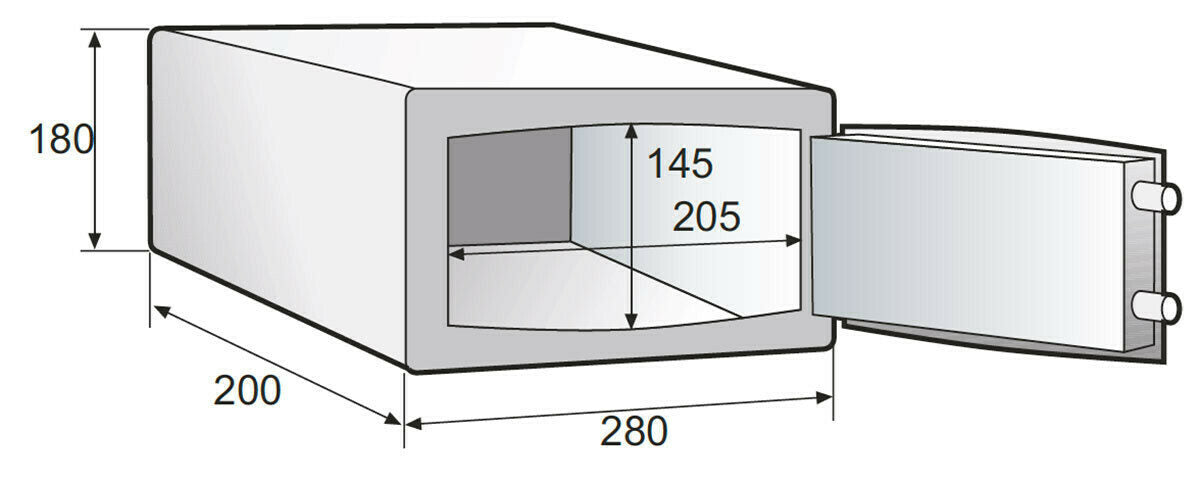 Cassaforte da camera Luce interna a LED