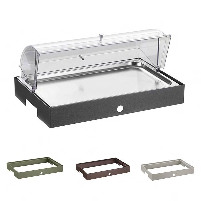 Vassoio Per Pasticceria con Base Bassa, buffet Caleido - By Pintinox