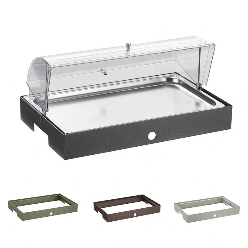 Vassoio Per Affettati Refrigerato con Base Bassa, buffet Caleido - By Pintinox
