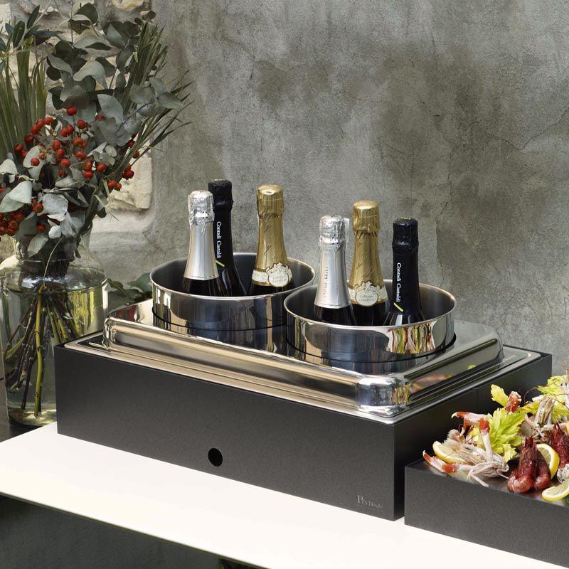 Bac de Glace avec Socle Moyen, buffet Caleido - By Pintinox