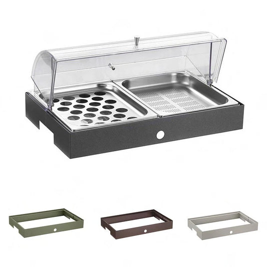 Porta Uova E Verdura Refrigerato con Base Bassa, buffet Caleido - By Pintinox