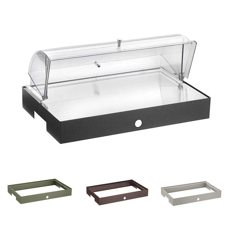 Piastra Acciaio Inox Refrigerata con Base Bassa, buffet Caleido - By Pintinox