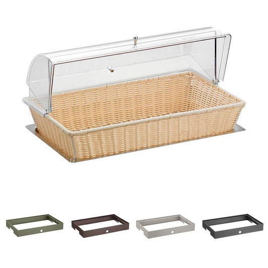 Cesta Pane, colore Paglia, con Base Bassa, buffet Caleido - By Pintinox