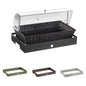 Cesta Pane, colore Wenge, con Base Bassa, buffet Caleido - By Pintinox