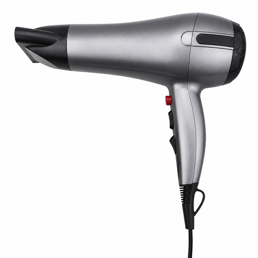 Sèche-cheveux tiroir en ABS gris à triple vitesse