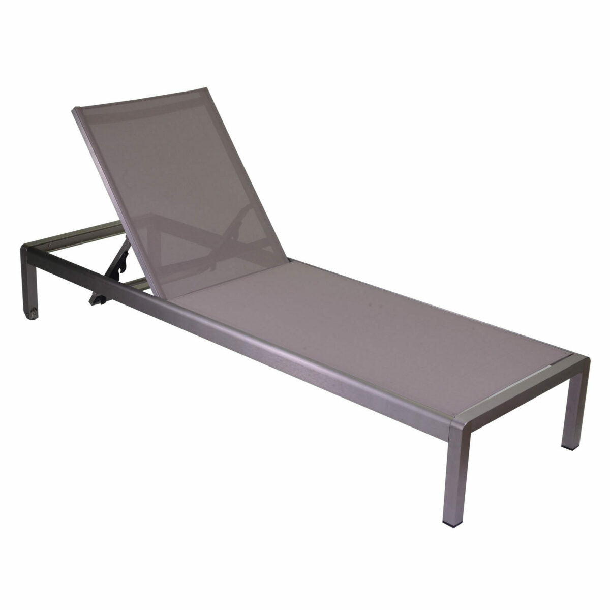 Bain de soleil en aluminium anodisé beige - largeur 64 cm